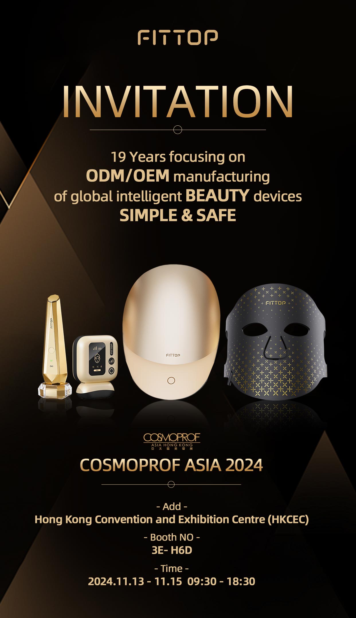 FITTOP Shines In Cosmoprof Asia 2024